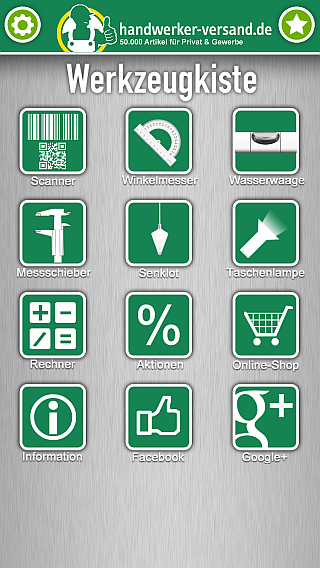 Screenshot HV Werkzeugkiste iPhone App 2